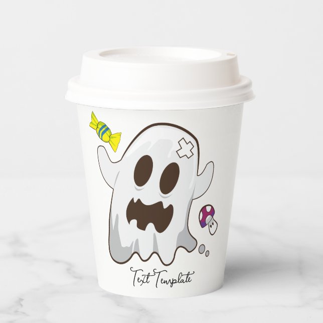 Ghost Candy Paper Cups (Front)