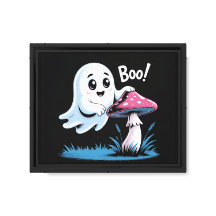 Ghost Canvas Wall Art – Spooky Halloween Home Deco
