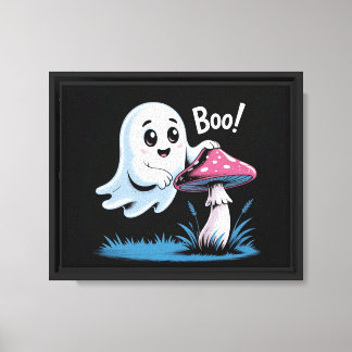Ghost Canvas Wall Art – Spooky Halloween Home Deco