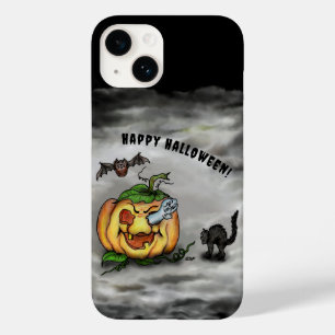 Ghost , Cat , Bat and Pumpkin , Happy Halloween! Case-Mate iPhone 14 Case