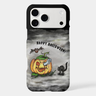 Ghost , Cat , Bat and Pumpkin , Happy Halloween! iPhone 17 Pro Max Case