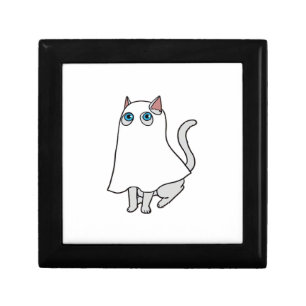 Ghost Cat Classic T-Shirt_1 Gift Box