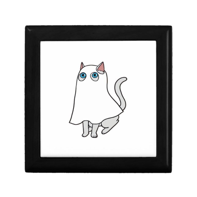 Ghost Cat Classic T-Shirt_1 Gift Box (Front)