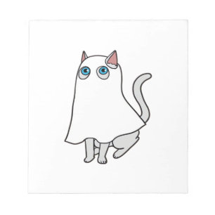 Ghost Cat Classic T-Shirt_1 Notepad