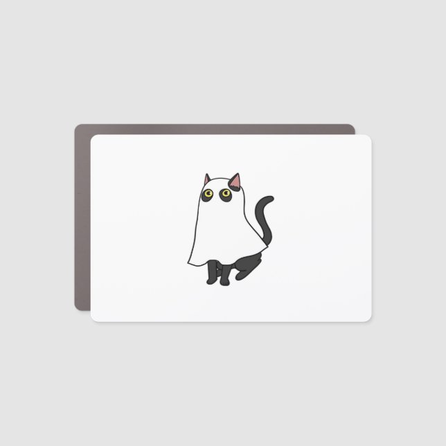 Ghost Cat Classic T-Shirt_2 Car Magnet (Front)