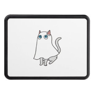 Ghost Cat Classic T-Shirt_2 Hitch Cover