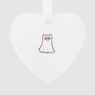 ghost cat Classic T-Shirt_3 Ornament