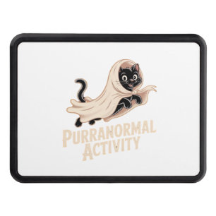 Ghost Cat Classic T-Shirt Hitch Cover