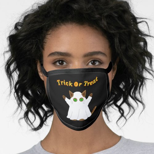 Ghost Cat Face Mask