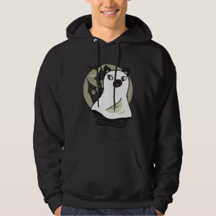 Ghost Cat  Halloween Schnuckel Graphic Hoodie