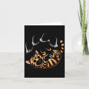 Ghost Cat Meme Funny Halloween Soky Kitty  Card