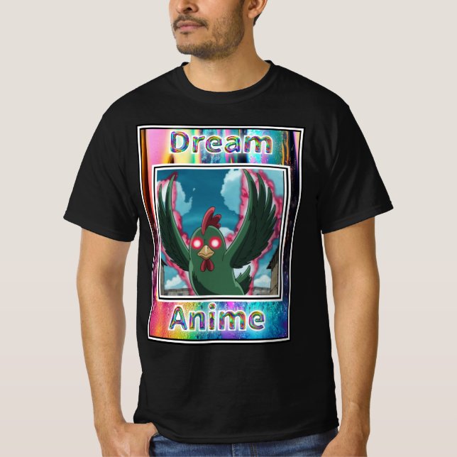 Ghost Chicken Dream Anime T-Shirt (Front)