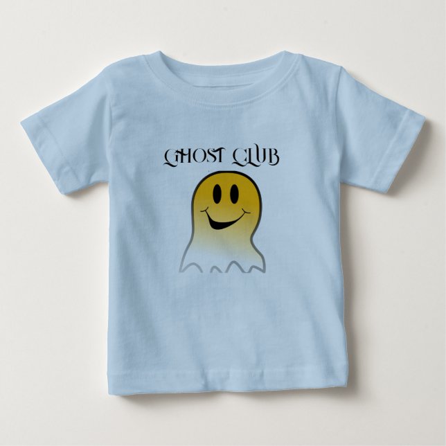 GHOST CLUB-BABY FINE JERSEY BABY T-Shirt (Front)