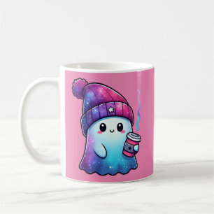 Ghost coffee mug with ghost cute for coffee lovers