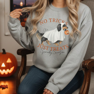 Ghost Costume Dog Dachshund Spooky Season Sweatshirt