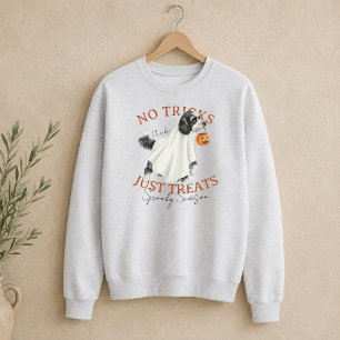 Ghost Costume Dog Doodle Spooky Season Sweatshirt