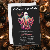 Ghost Costumes & Cocktails Halloween Adult Party