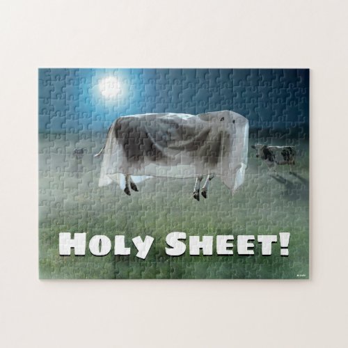 Ghost Cow Jigsaw Puzzle