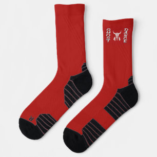 Ghost Dance red high performance socks