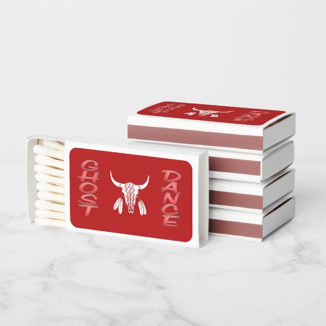 Ghost Dance white matchboxes (Stacked)