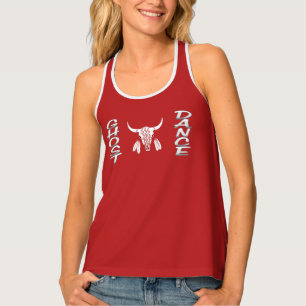 Ghost Dance women tank top white trim