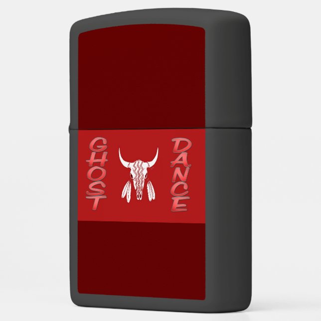 Ghost Dance Zippo black lighter (Left)