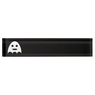 Ghost Desk Name Plate