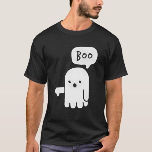 Ghost Dislike Ghost Boo Spooky Fans Halloween Seas T_Shirt