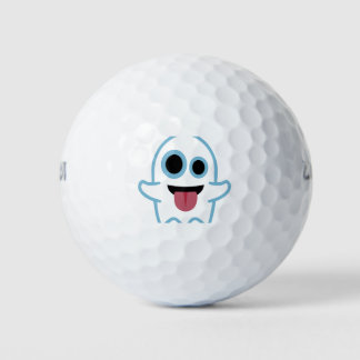 Ghost Emoji Golf Balls