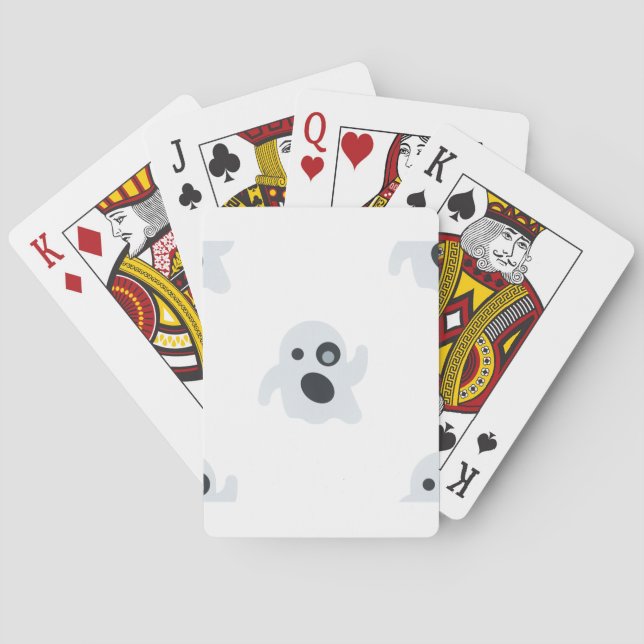 ghost emoji poker cards (Back)