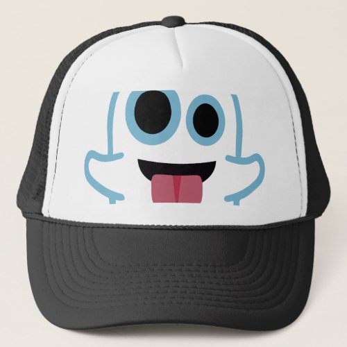 Ghost Emoji Trucker Hat