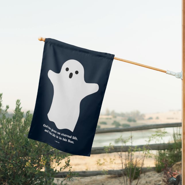 Ghost - Eternal Life House Flag (Insitu (Back))