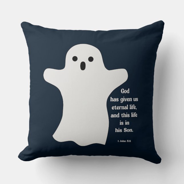 Ghost - Eternal Life Throw Pillow (Front)