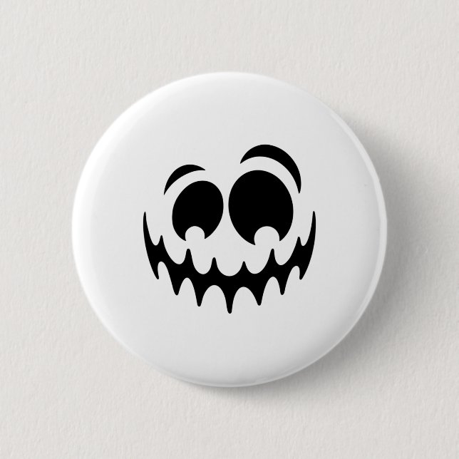 Ghost Face Costume Halloween Pretend I'm A Ghost F Button (Front)