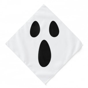 Ghost Face Funny Spooky Halloween Costume Cute Fac Bandana