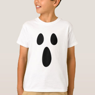 Ghost Face Funny Spooky Halloween Costume Cute Fac T-Shirt