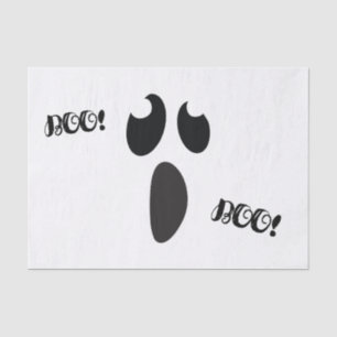 Ghost Face Halloween Party Trick or Treat Favor Tissue Paper