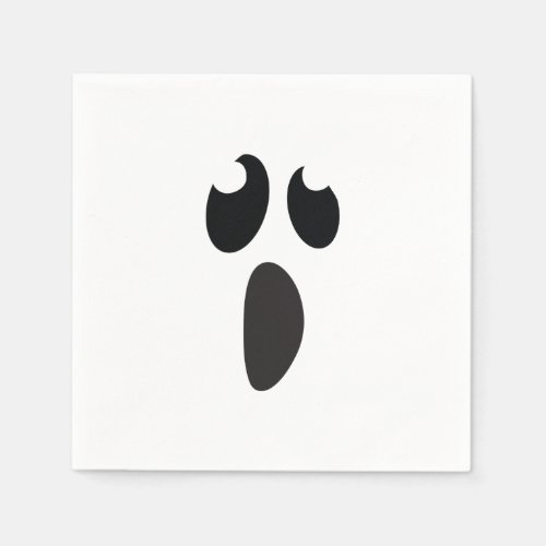 Ghost Face Halloween Party Trick or Treat Napkins