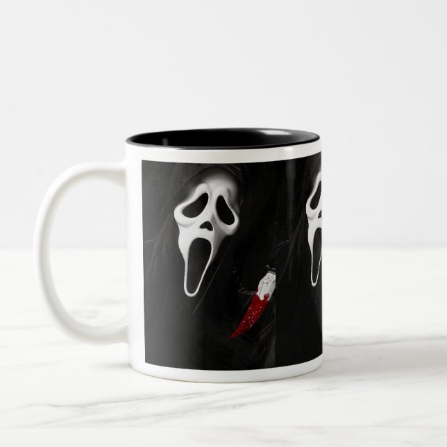 ghost face mug  (Left)