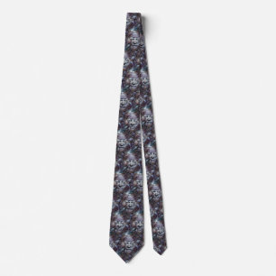 Ghost face neck tie