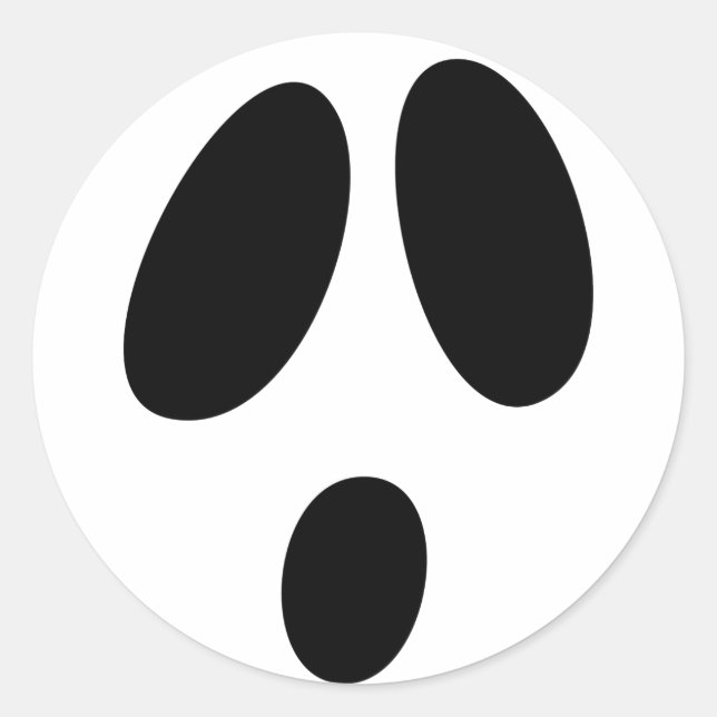 Ghost Face Sticker (Front)