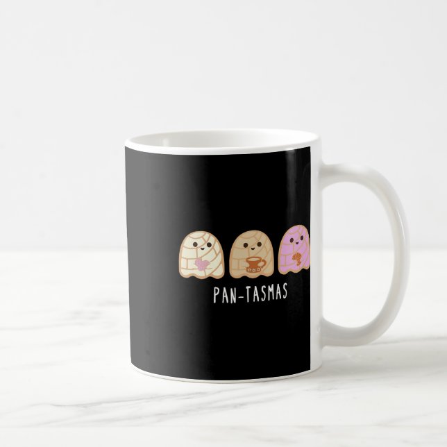 Ghost Funny Spooky Conchas Mexican Ghost  Coffee Mug (Right)