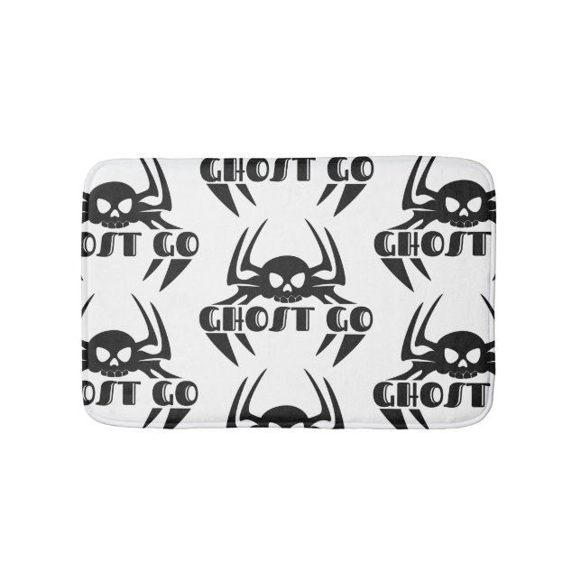 Ghost Go Spooky Season Bath Mat (Front)