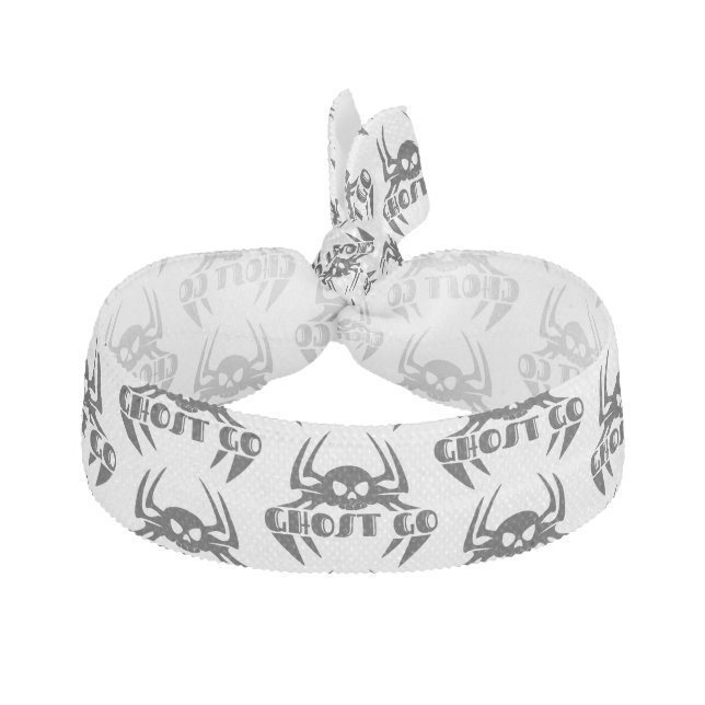 Ghost Go Spooky Season Elastic Hair Tie (Front)
