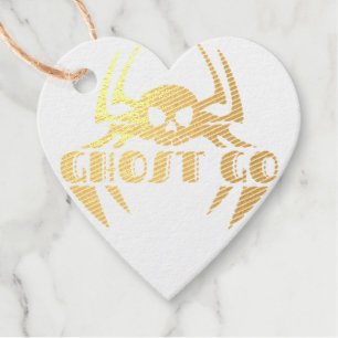 Ghost Go Spooky Season Foil Favor Tags