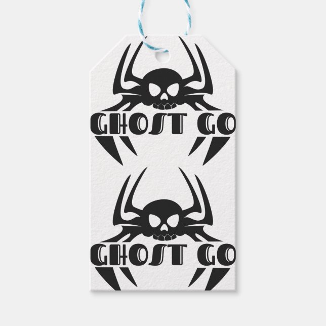 Ghost Go Spooky Season Gift Tags (Front)