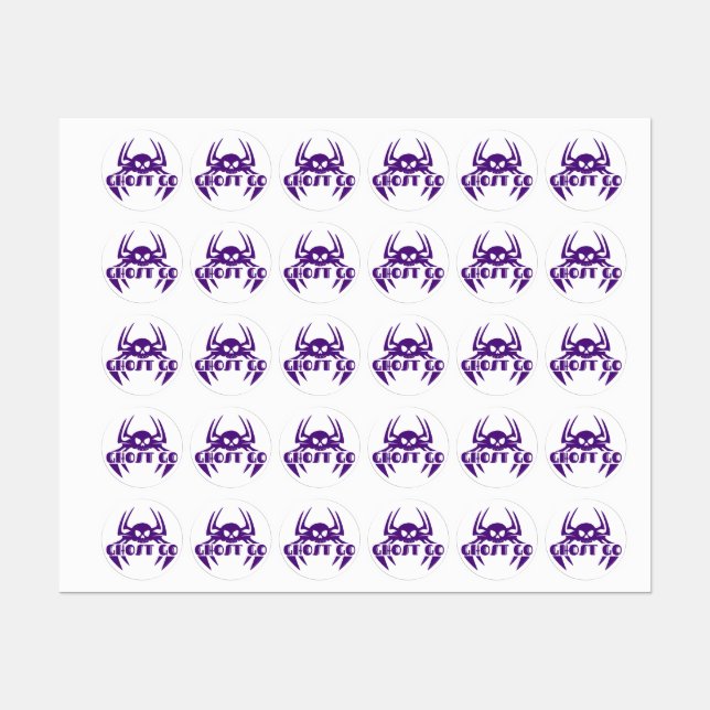 Ghost Go Spooky Season Labels (Sheet)