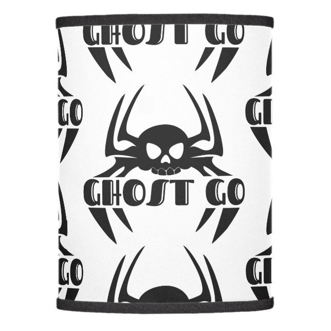 Ghost Go Spooky Season Lamp Shade (Front)