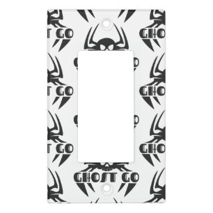 Ghost Go Spooky Season Light Switch Cover