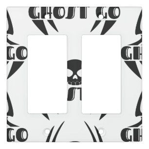 Ghost Go Spooky Season Light Switch Cover